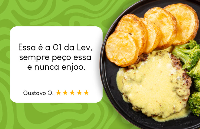 Avaliação da da Refeição de Hambúrguer de Fraldinha ao Molho de Mostarda, Batata em Rodela com Alho e Brócolis