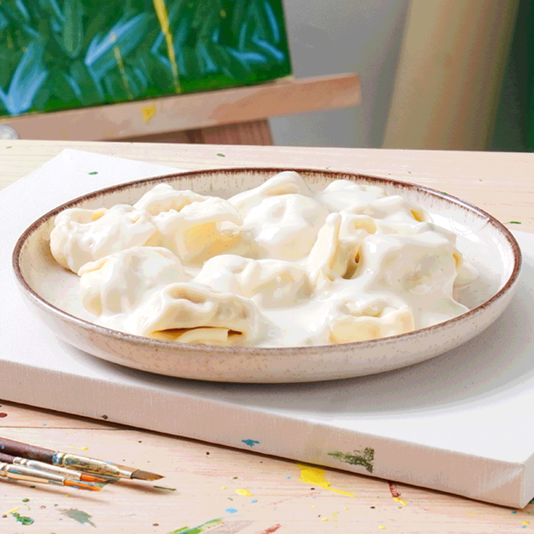 Capelletti de Frango ao Molho 3 Queijos