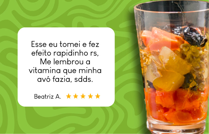 Avaliação do Smoothie Desincha