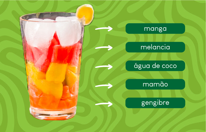 Ingredientes do Smoothie Sistema Imune